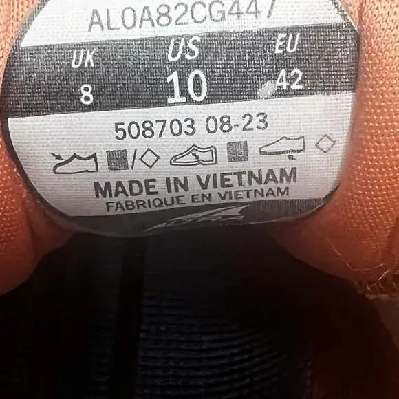 Altra Women's Athletic Shoes in Coral and Navy - Picture 5 of 6